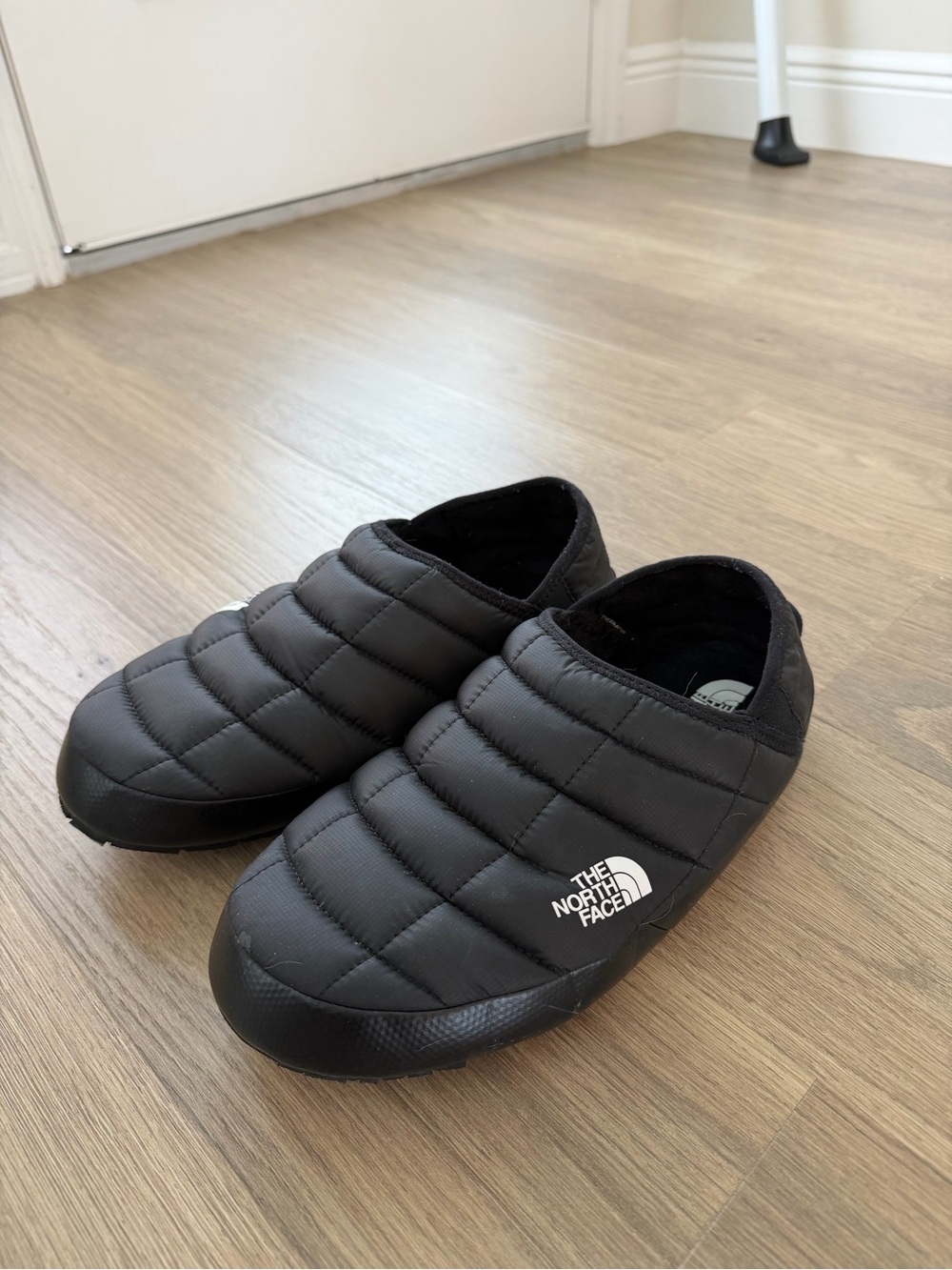 The North Face Men's Quilted Slip-On Mules in Black